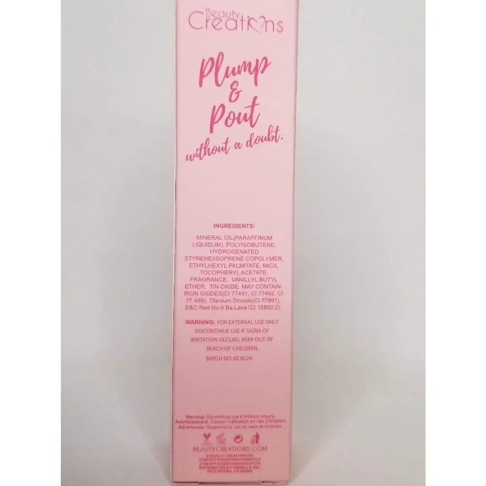 Beauty Creations - Plump & Pout Lip Plumbing Booster Gloss - Keeper